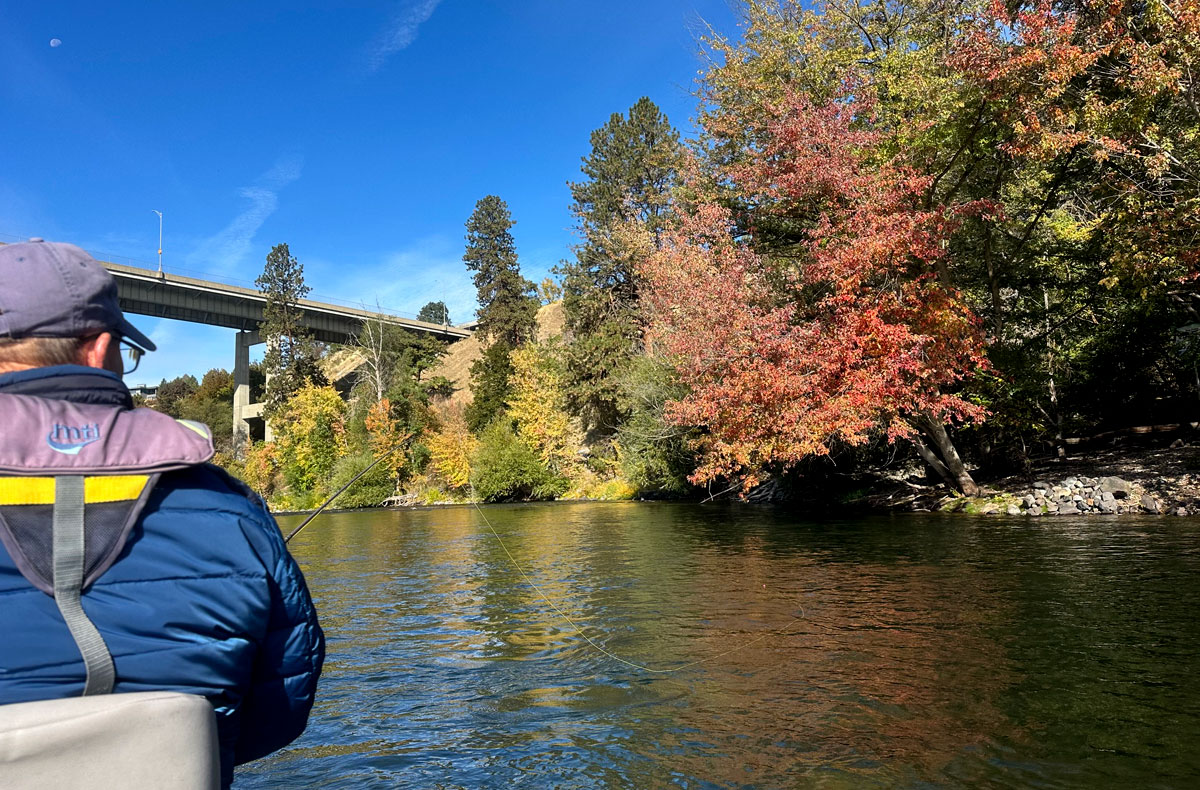 Fall Fly Fishing on the Spokane River