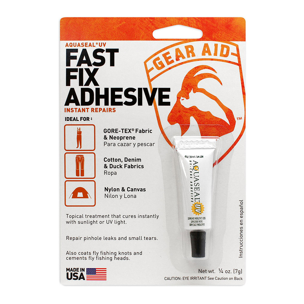 Gear Aid Fast Fix Adhesive AQUASEAL UV, 7g – Second Gear WNC