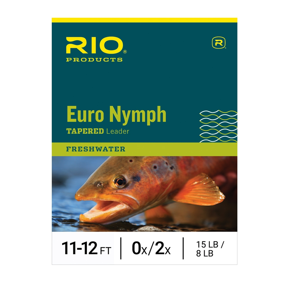 Rio Euro Nymph Leader Pink/Yellow 0X/2X 11 FT – Raft & Fly Shop