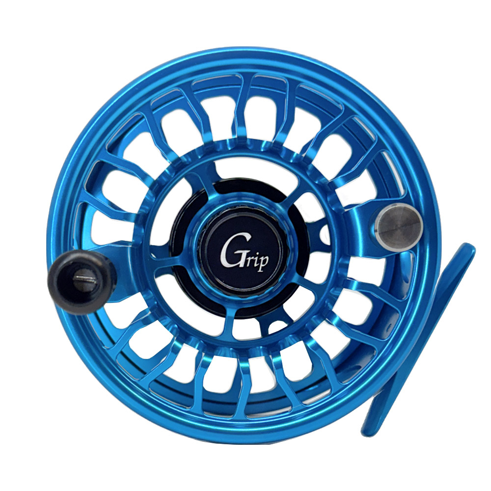 Galvan Grip Reel - Aqua Blue / Black