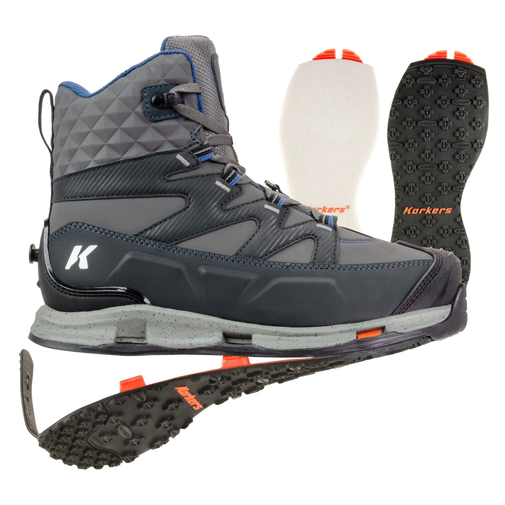 Korkers Fantam Lite Wading Boots - Felt & Kling-On Soles
