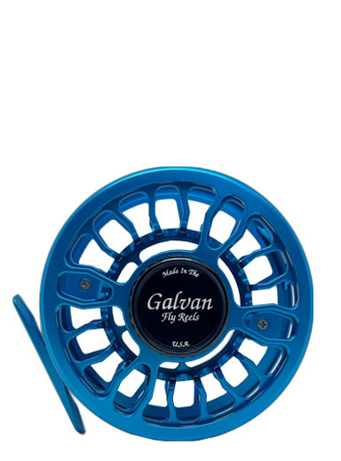 Galvan Grip Reel - Aqua Blue / Black