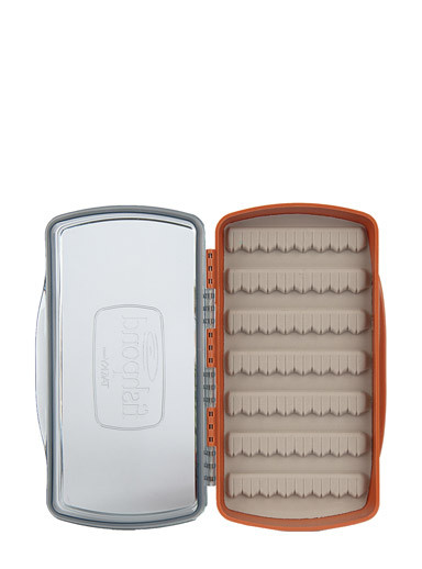 Fishpond  —  Tacky Pescador Fly Box - Medium - Clear / Burnt Orange